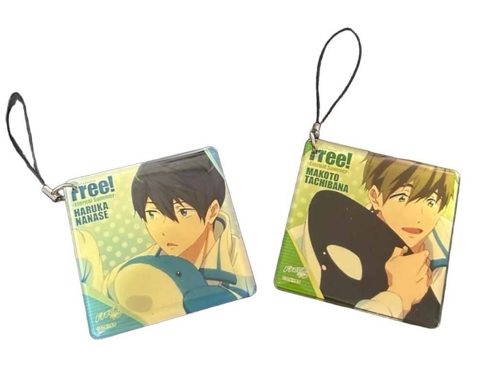 Free! Eternal Summer Haruka Nanase & Makoto Tachibana Acrylic Keychain Set